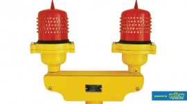 Lighting Solutions Ltd - Twin Airport Obstruction Lights For Standby Lighting System.