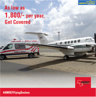 AMREF Flying Doctors - Apply For AMREF Air Evacuation-Maisha Cover For Only Kshs.1800.