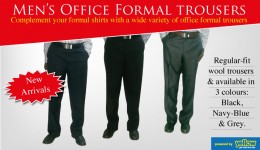 Lord's Limited - Complete Your Look with New Arrival Formal Men’s Trousers with that unique shirt…