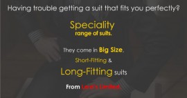 Lord's Limited - Exclusive Range Of Men’s Short Fitting, Long Fitting And Giant Suits