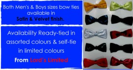 Lord's Limited - Get Premium Quality Bow Ties at Great Value From Lord's Limited