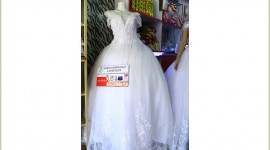 Modern Wedding Bells Ltd - Off Shoulder Low Waist Ball Gown in Nairobi, Kenya