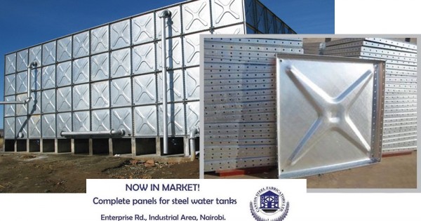 Canton Steel Fabricators Ltd - STEEL WATER TANK PANELS IN KENYA  
